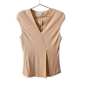 Narciso Rodiguez Pale Pink Sleeveless V Neck Top Size 40 or US 4
